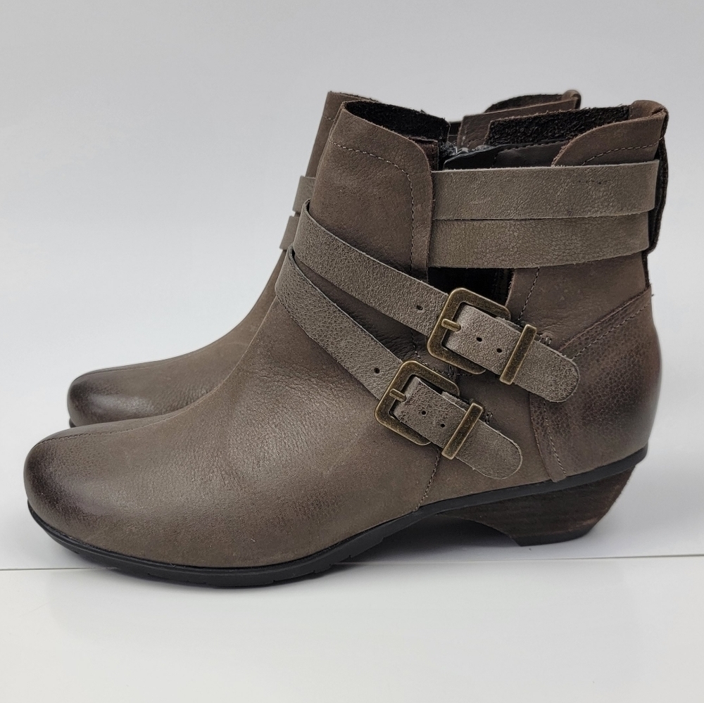 Abeo Nadia Buckle Cut Out Boots 7.5 NEW - Picture 8 of 12